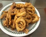 Gambar langkah 5 resipi Sotong Celup Tepung.