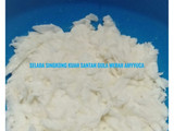 Selada singkong kuah santan gula merah (sulada gumbili)