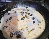 A picture of step 4 of Hyderabadi Dahi baray chat.