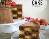 Foto langkah ke 11 dari resep Checkerboard Cake.