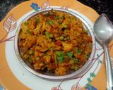 फूलगोभी,मटर की सब्जी (phoolgobhi,matar ki sabji recipe in Hindi) रेसिपी चरण 5 फोटो