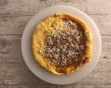 Foto del paso 7 de la receta Tortilla francesa de jamón serrano y queso