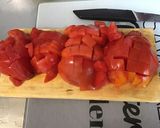 Une image de l'étape 5 de Salade marinée de carottes aux tomates et jambon sauce cumin.