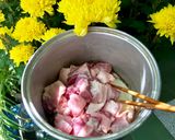 Hình bước làm 2 của món Thịt kho măng