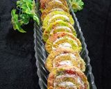 A picture of step 8 of Rainbow Swiss rolls.