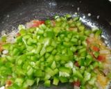 A picture of step 2 of Oats vegetables masala oats.