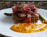 Foto del paso 4 de la receta: Timbal de verduras y lacón asado