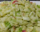 Foto del paso 10 de la receta: Ensalada fresca de pepino, manzana y tomate verde🍏🧅🍅🥒🥙🥗