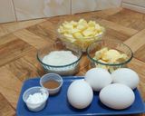 Foto del paso 1 de la receta: Tortilla de manzana en salsa de miel
