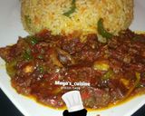 A picture of step 6 of Carrot rice.