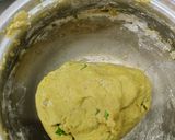 A picture of step 4 of Green Moong Dal Paratha.
