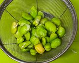 A picture of step 1 of Broad Bean Croquet.