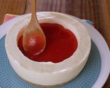 A picture of step 15 of No-Bake Strawberry Cheesecake.