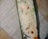 Foto langkah ke 6 dari resep Nasi Bakar Baby Squid & Anchovies.