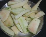 A picture of step 1 of Tutti Frutti (watermelon).