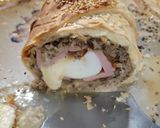 Foto del paso 6 de la receta: Rollo de carne envuelto en masa de hojaldre