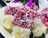 Foto langkah ke 3 dari resep Cenil Singkong Red Velvet &Vanilla (870).