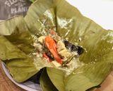 Foto langkah ke 9 dari resep Tunuman Pedo alias Botok Ikan asin.