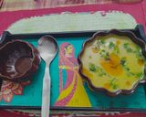 A picture of step 4 of Marwadi Gatte ki kadhi.