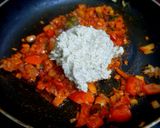 A picture of step 5 of Elephant yam coconut masala fry.