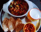 A picture of step 5 of Tasty masaledar Lauki(Bottle gourd) and soyabean sabji.