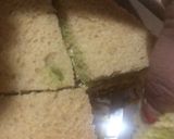 A picture of step 4 of 2 layer Sandwich.