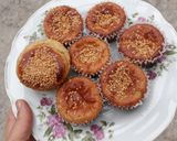 عکس مرحله 1 از دستور نان ارده خرما در کاپ کیک🌺