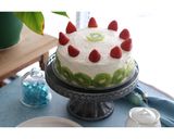 A picture of step 7 of Dreamy Moist Strawberry Vanilla Cake.