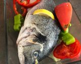 Foto del paso 4 de la receta: Dorada al horno muy jardinera