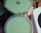 Foto langkah ke 3 dari resep Agar-agar lumut melon.