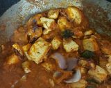 A picture of step 6 of Kadhai Paneer.