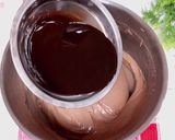Foto langkah ke 8 dari resep BROWNIES CHEESECAKE CAKE KUKUS | Moist, Nyokelat, Nyuss.