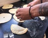 Foto del paso 3 de la receta: Tortas fritas y pastel de dulce de leche