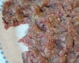 A picture of step 3 of Spaghetti and Meatballs batch 11.