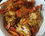 A picture of step 5 of Crab curry.