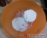 Φωτογραφία βήματος 4 της συνταγής Plum Cake καπνιστής πέστροφας / σολομού