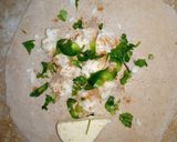 A picture of step 3 of Potato cheese paratha.