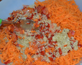 Foto del paso 5 de la receta: Zapallitos verdes rellenos con quinoa y queso