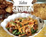 Foto langkah ke 3 dari resep Tumis Tempe Tahu Sayuran.
