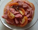 Foto langkah ke 6 dari resep Mie Jagung Sosis Tomat.