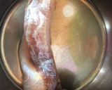 Hình bước làm 1 của món Cơm chiên cá mặn