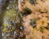 Foto del paso 6 de la receta: "Salmón a la mexicana con vinagreta de cilantro"
