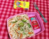 A picture of step 4 of Vegetable Chowmein.