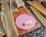 Foto del paso 1 de la receta: ROLLO de🍝Lasagna, relleno de Mortadela y Queso🧀 Mozzarella...!
