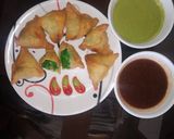 A picture of step 4 of Green samosa.