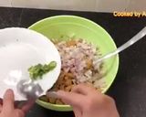 A picture of step 2 of Dahi Phulki with Papri Chana Chaat Recipe.