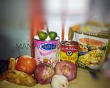 Gambar langkah 2 resipi Ayam beriani ringkas.