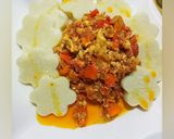 A picture of step 8 of Boiled yam and egg sauce.