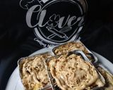 Foto langkah ke 6 dari resep Bread pudding with tiramisu sauce.