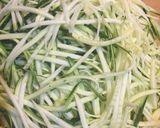 Foto del paso 1 de la receta: Fideos de zapallos italianos con camarones | Método Grez
